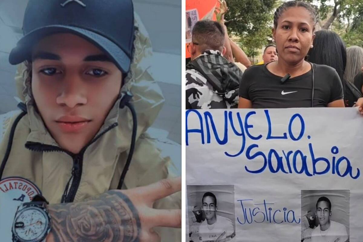Anyelo Sarabia fue enviado a El Salvador y su familia sostiene que lo acusan de pertenecer al Tren de Aragua por un tatuaje