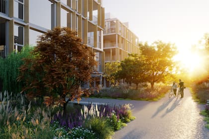 Aora es un proyecto en Altos de Bella Vista, donde convivirán oficinas, locales y departamentos