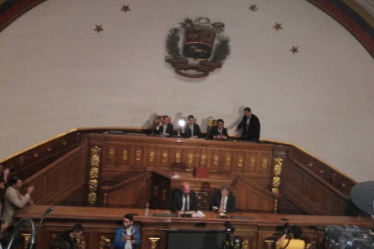 Apagón en la Asamblea Nacional