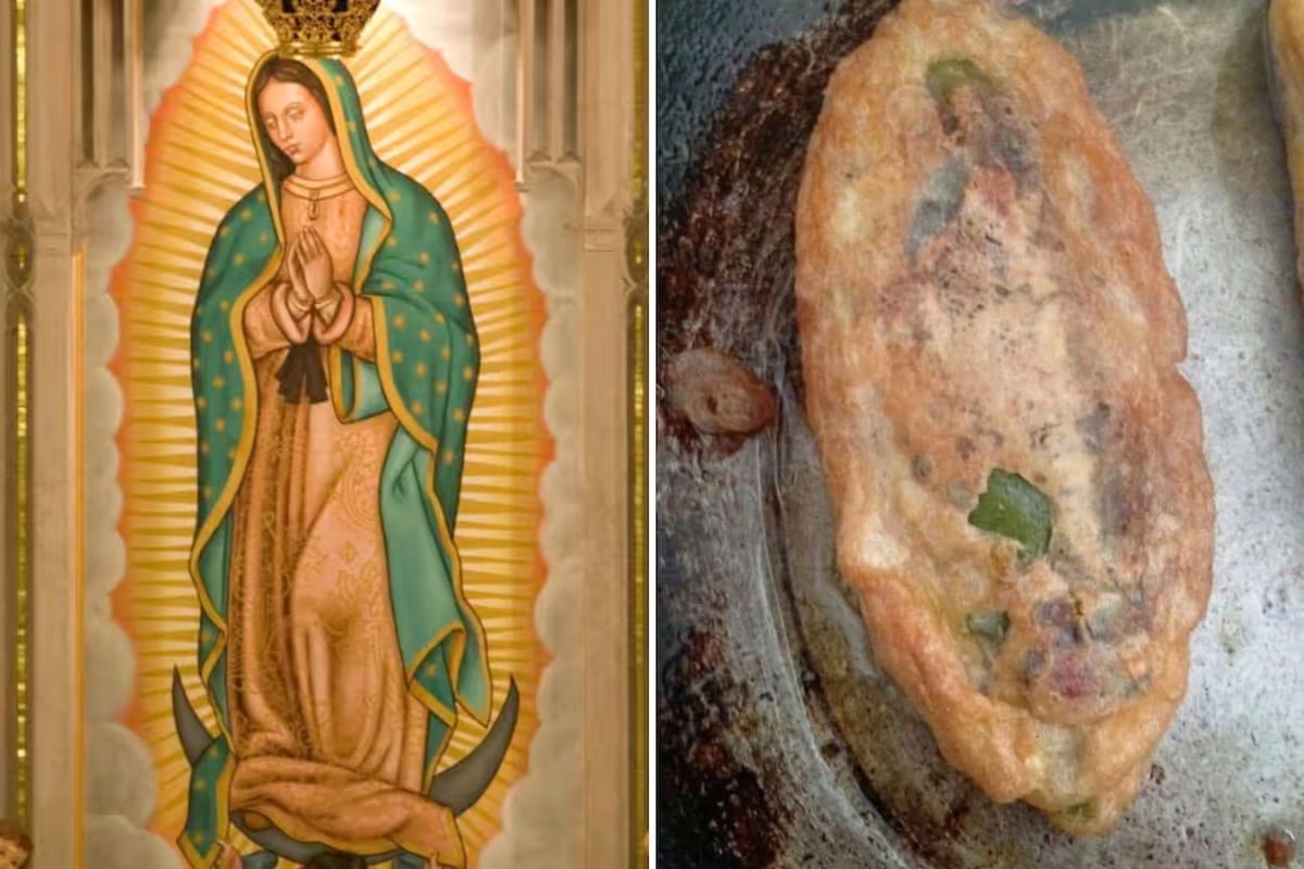 Apareció la Virgen de Guadalupe en un alimento y hay conmoción alrededor de su significado