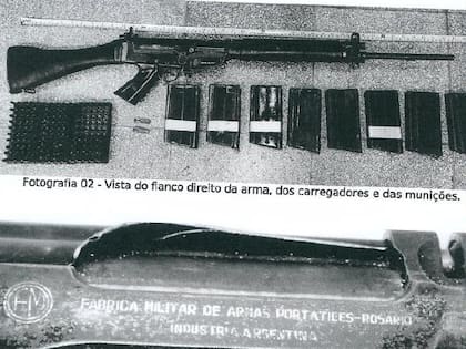 Aparición cada vez más frecuente en cárteles narcos de Brasil de fusiles de origen argentinos, de Fabricaciones Militares.