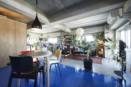 Apartamento azul de Tokio