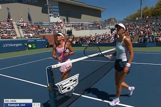 US Open: la jugadora ucraniana que no quiso darle la mano a su rival de Bielorrusia