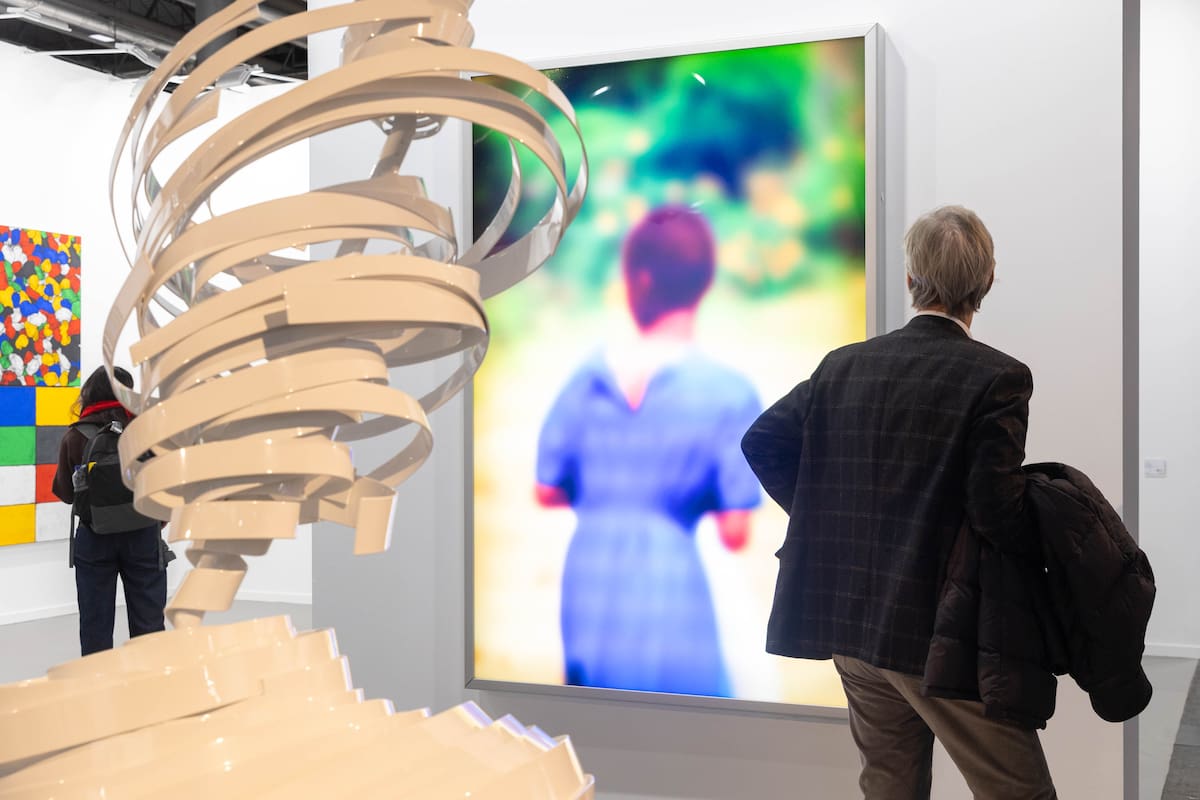 Apertura de Arco 2026 para coleccionistas, esta mañana, en el predio de Ifema