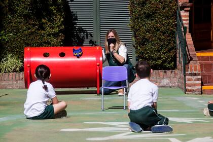 Apertura de la sala de cinco en el Belgrano Day School.