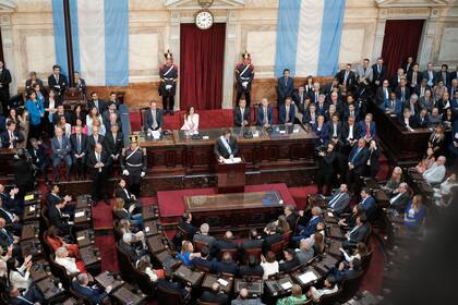 Apertura de la Asamblea Legislativa en el Congreso de la Nación