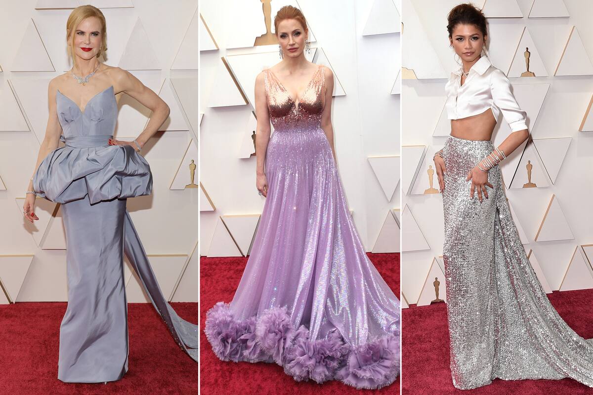 Apertura looks Premios oscars , Nicole Kidman, Zendaya, Jessica Chastain