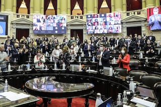 Así fue el emotivo homenaje en Diputados a Meoni y a Lifschitz