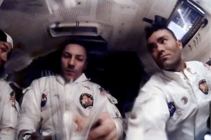Apolo 13 al momento del gran problema en el espacio