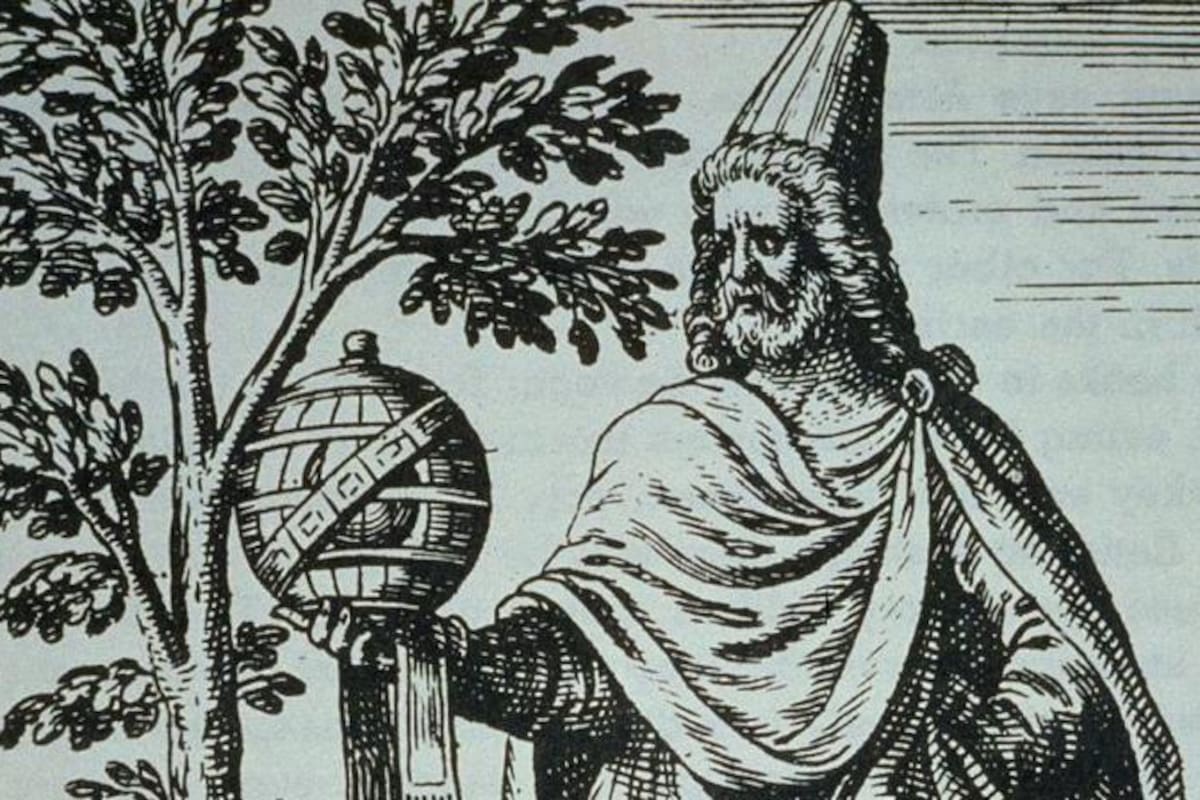 Apolonio de Tiana. Ilustración del libro de Johann Theodor de Bry