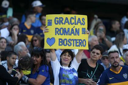 Apoyo a Riquelme en la Bombonera