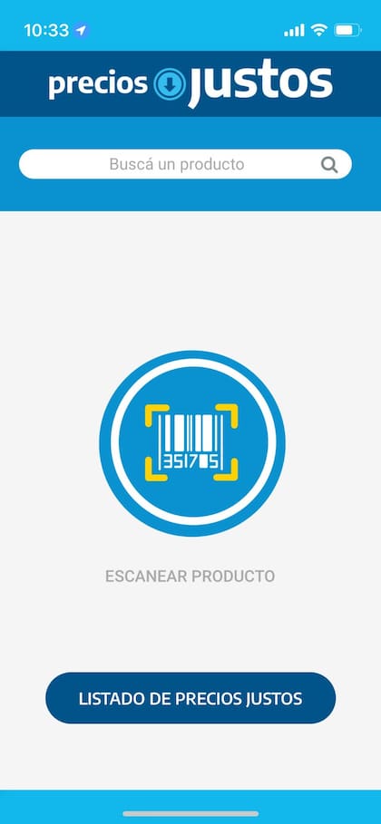 app de Precios Justos.