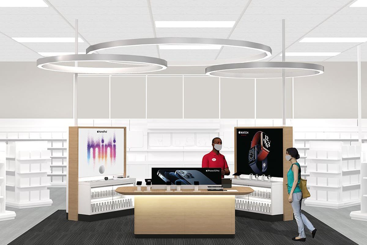 Apple actualmente está instalado en 17 de las tiendas que la cadena Target tiene distribuidas en los Estados Unidos