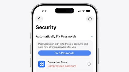 Apple Intelligence puede actualizar en forma automática nuestras contraseñas en riesgo