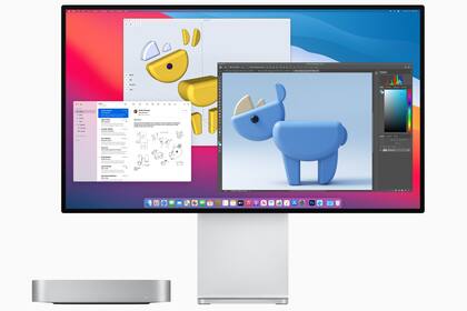 Apple renovó su computadora de escritorio más compacta, la Mac Mini, con procesadores M1 diseñados por la compañía, en reemplazo de los clásicos de Intel