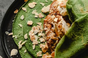 Aprendé cómo armar los crepes de espinaca en tan solo 5 minutos