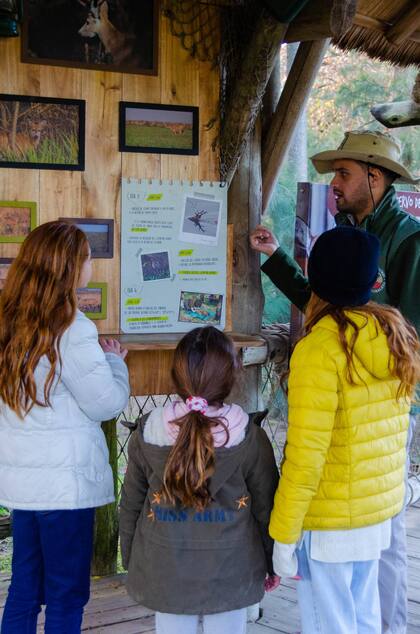 Aprender de la naturaleza es uno de los grandes objetivos de este parque.