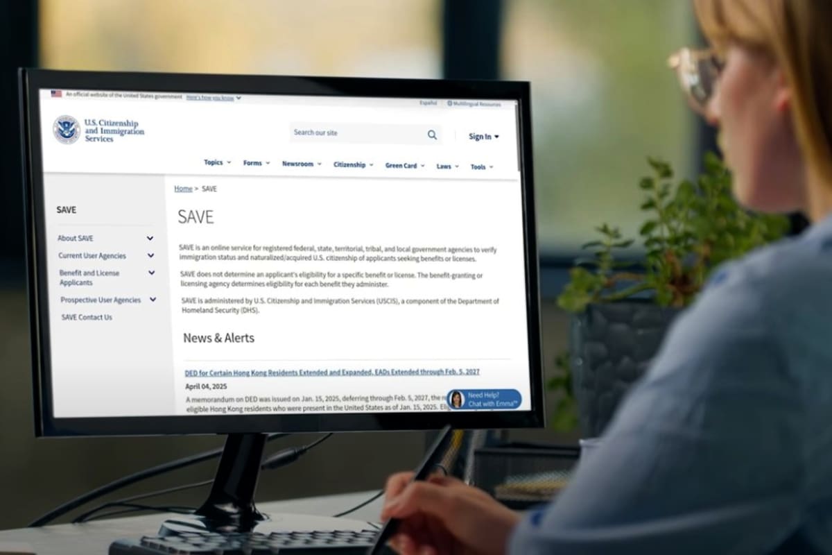 Aproximadamente 1200 agencias en todo el país utilizan SAVE para obtener información de un migrante