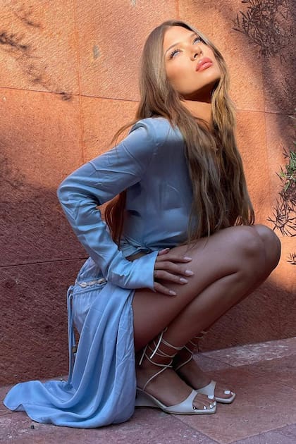 Aquí, en una de las producciones fotográficas que subió a su cuenta de Instagram.