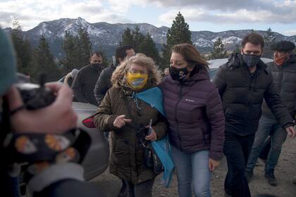 Arabela Carreras, el día que fue hasta la protesta por la toma en villa Mascardi