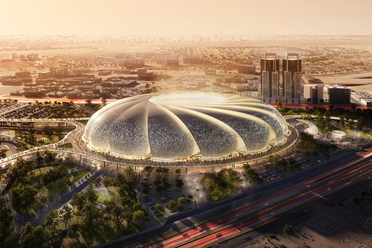 Aramco Stadium; Estadios de arabia Saudita; arabia Saudita; King Salman International Stadium; King Khalid University Stadium; NEOM Stadium; ROSHN Stadium;New Murabba Stadium; Qiddiya Coast Stadium