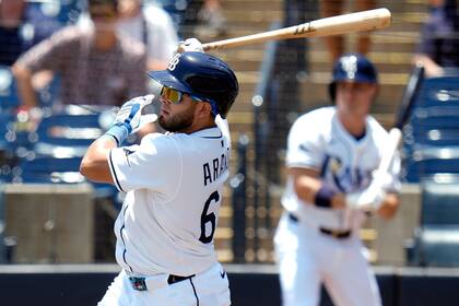 Aranda impulsa dos carreras y Rays vencen 4-3 a Marlins para ganar 4 seguidos