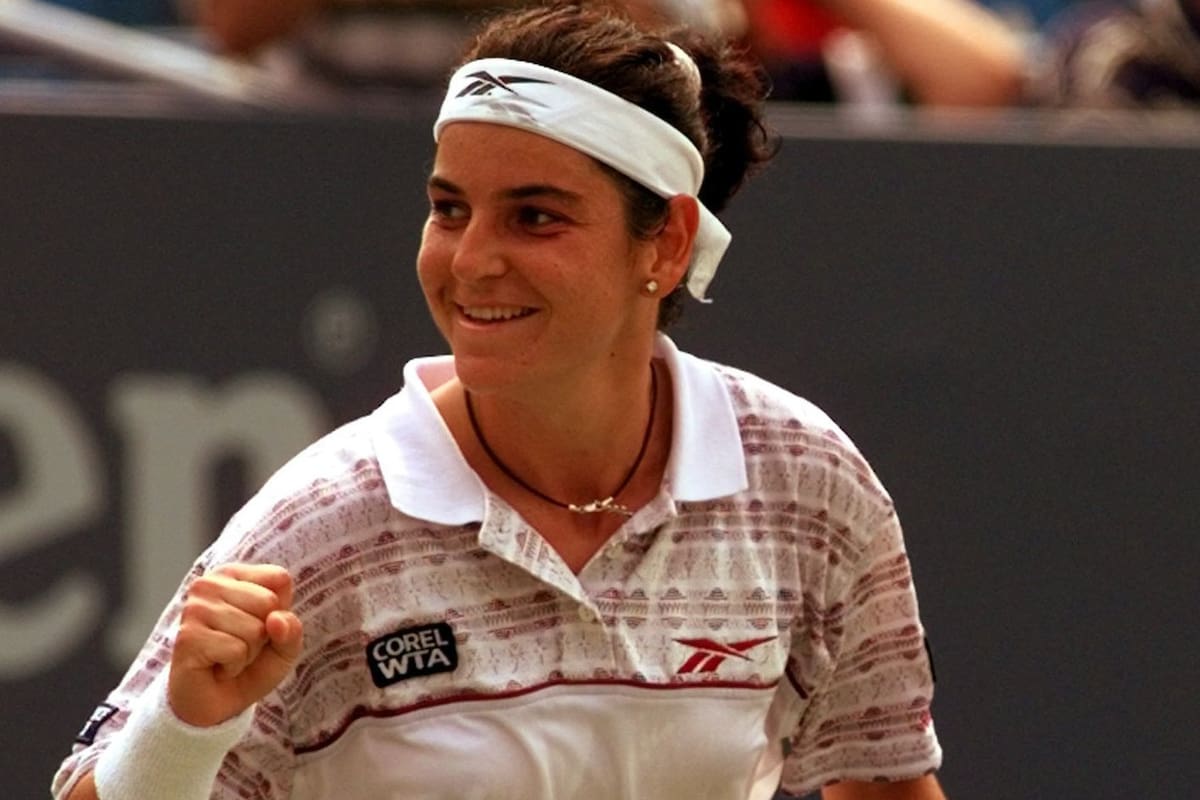 Arantxa, en su época de tenista
