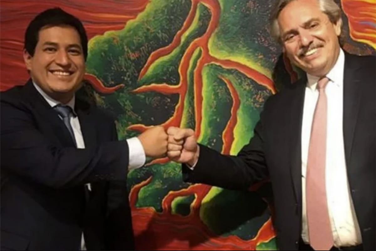 Arauz y Fernández, en diciembre del año pasado