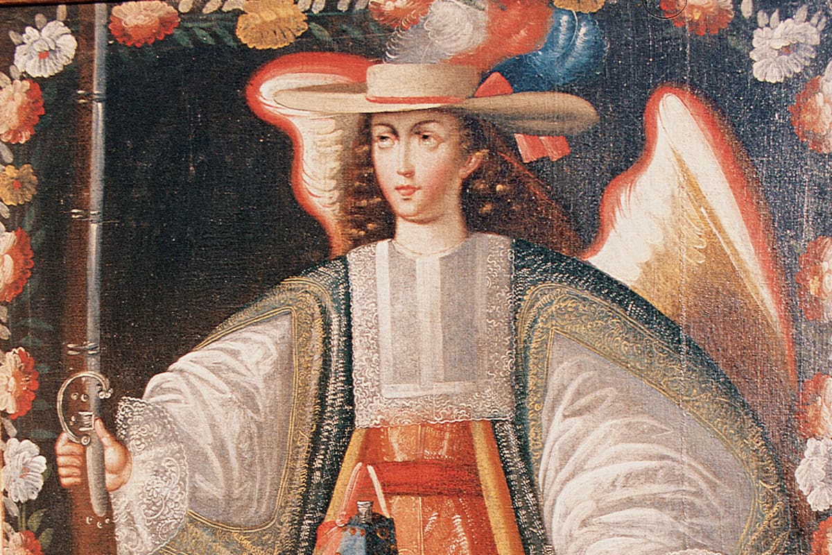 Ángeles arcabuceros. Uquía