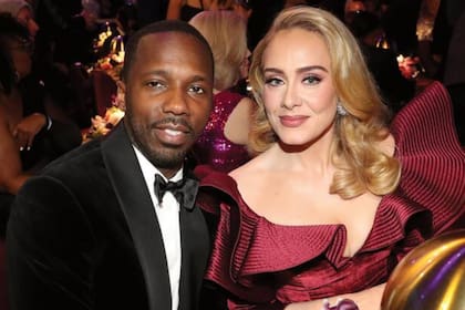Archivo.- Adele y Rich Paul asisten a la 65ª edición de los Premios Grammy, el 5 de febrero de 2023 en Los Ángeles, California
