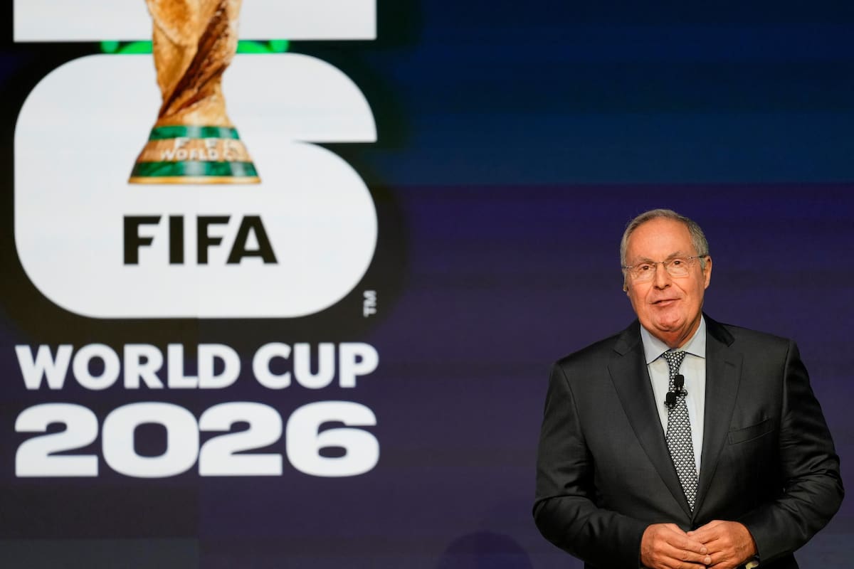 ARCHIVO - Andrés Cantor durante la presentación del calendario de partidos del Mundial 2026, el sába