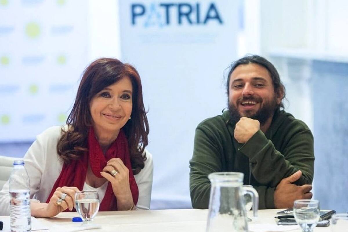 ARCHIVO.- Cristina Kirchner y Juan Grabois