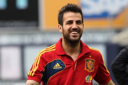 ARCHIVO - El centrocampista español Cesc Fábregas previo a un partido amistoso contra Irlanda, el 11 de junio de 2013 en Nueva York. (AP Foto/Mary Altaffer)