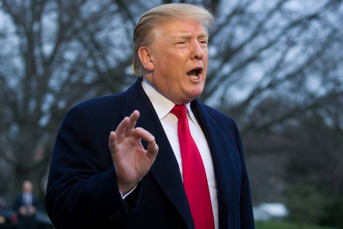 Archivo.- El entonces presidente Donald Trump en la Casa Blanca en Washington el 24 de marzo de 2019 (Foto AP/Alex Brandon)