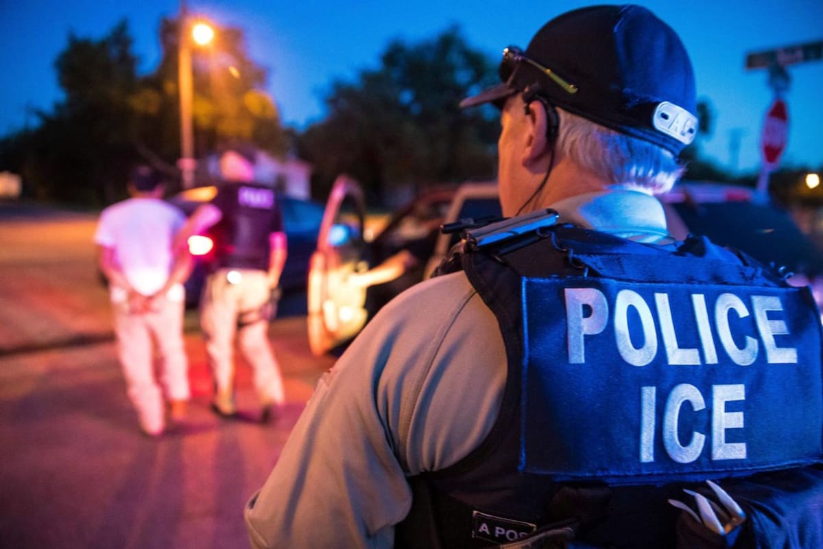 (Archivo) El ICE detuvo a un migrante venezolano, acusado de pertenecer a una pandilla, tras agredir a un agente federal