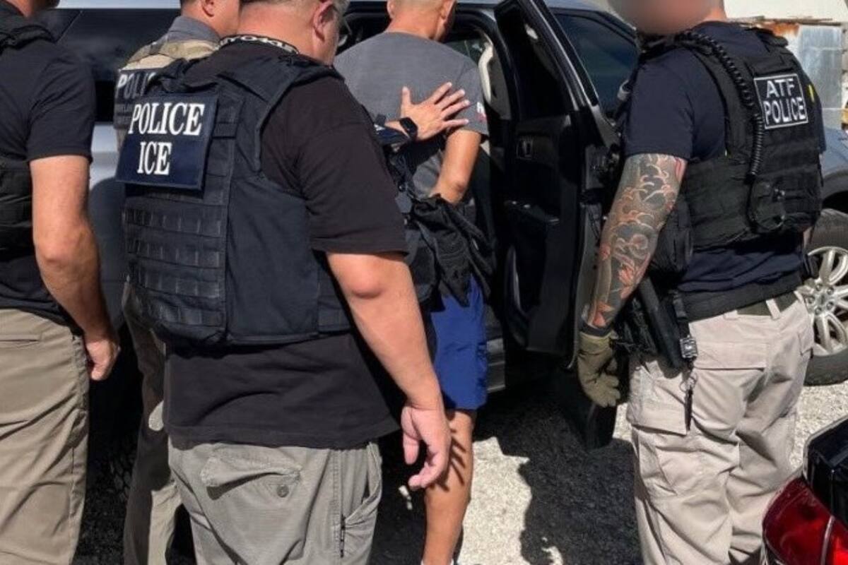 (Archivo) El ICE pidió la green card a los migrantes hispanos de un parque de Arkansas