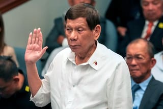 Expresidente filipino Duterte comparece ante la Corte Penal Internacional en La Haya