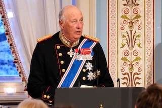 El rey Harald de Noruega es hospitalizado para tratamiento por una enfermedad sanguínea