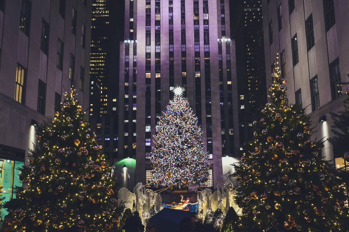 Archivo.- El Rockefeller Center es uno de los lugares más visitados en Nueva York, durante la Navidad