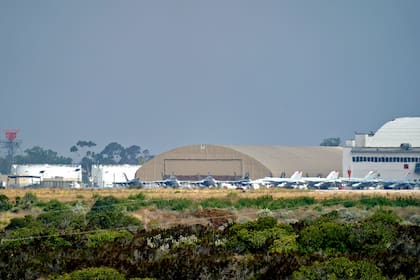 ARCHIVO - La Estación Aérea del Cuerpo de Infantería de Marina de EE.UU. en Miramar (MCAS, por sus siglas en inglés) se muestra en esta imagen del 25 de agosto de 2023, en San Diego, California. (Nelvin C. Cepeda/The San Diego Union-Tribune viaa AP, archivo)