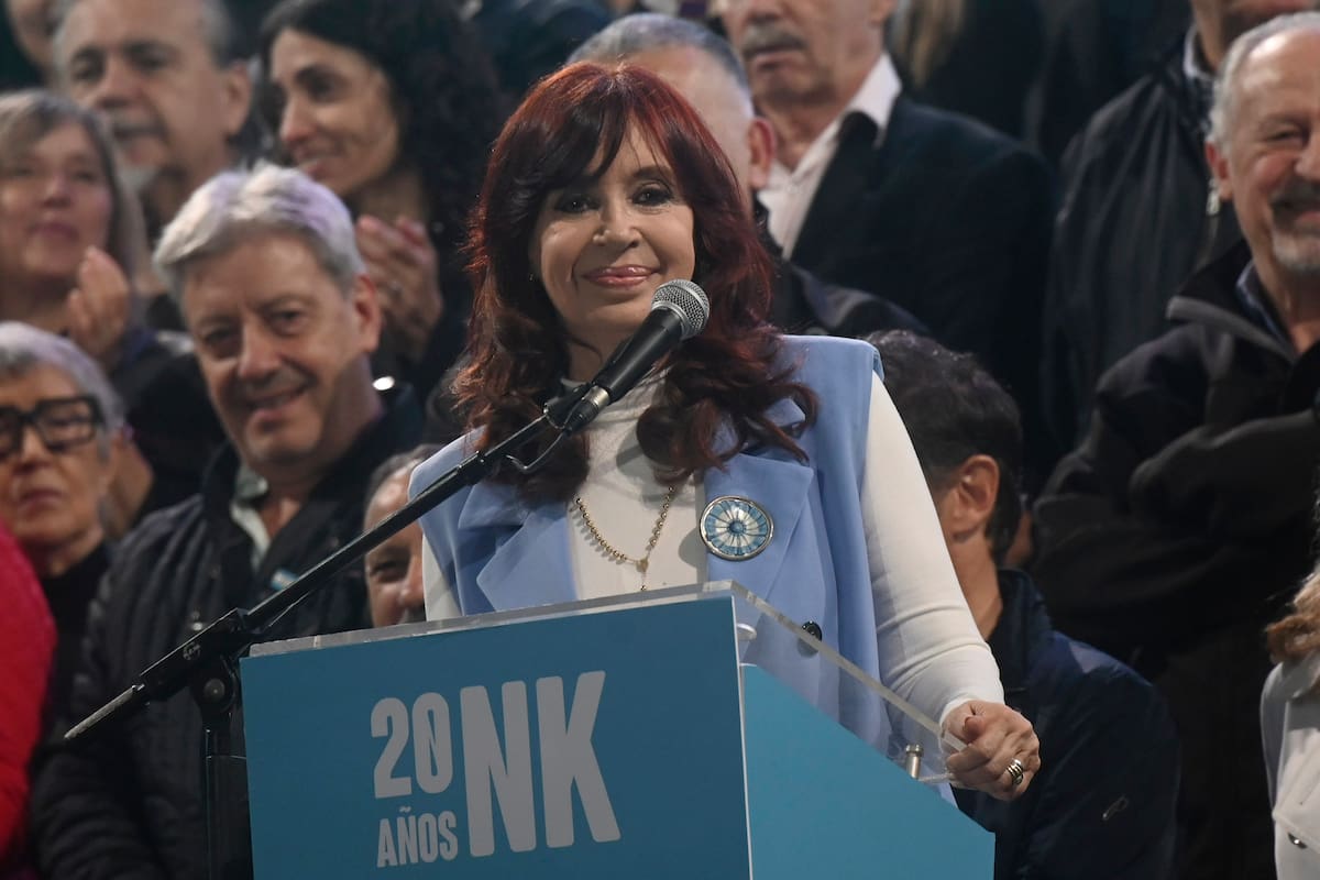 ARCHIVO - La exvicepresidenta de Argentina, Cristina Fernández. (AP Foto/Mario De Fina, Archivo)