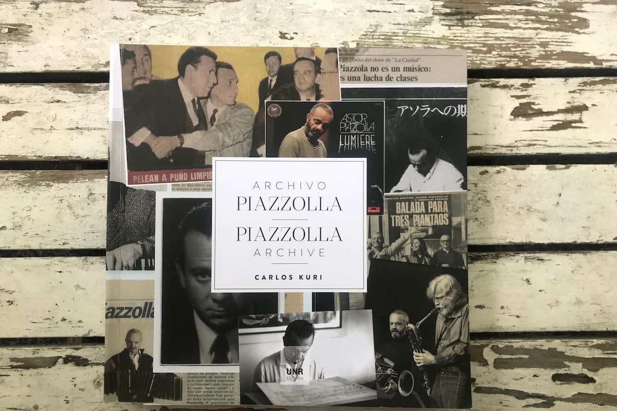 Archivo Piazzolla, el fantástico libro de Carlos Kuri editado por la Universidad Nacional de Rosario.