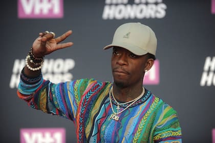 ARCHIVO - Rich Homie Quan llega a los Hip Hop Honors de VH1 en el David Geffen Hall del Lincoln Center el lunes 11 de julio de 2016 en Nueva York. (Foto Brad Barket/Invision/AP, archivo)