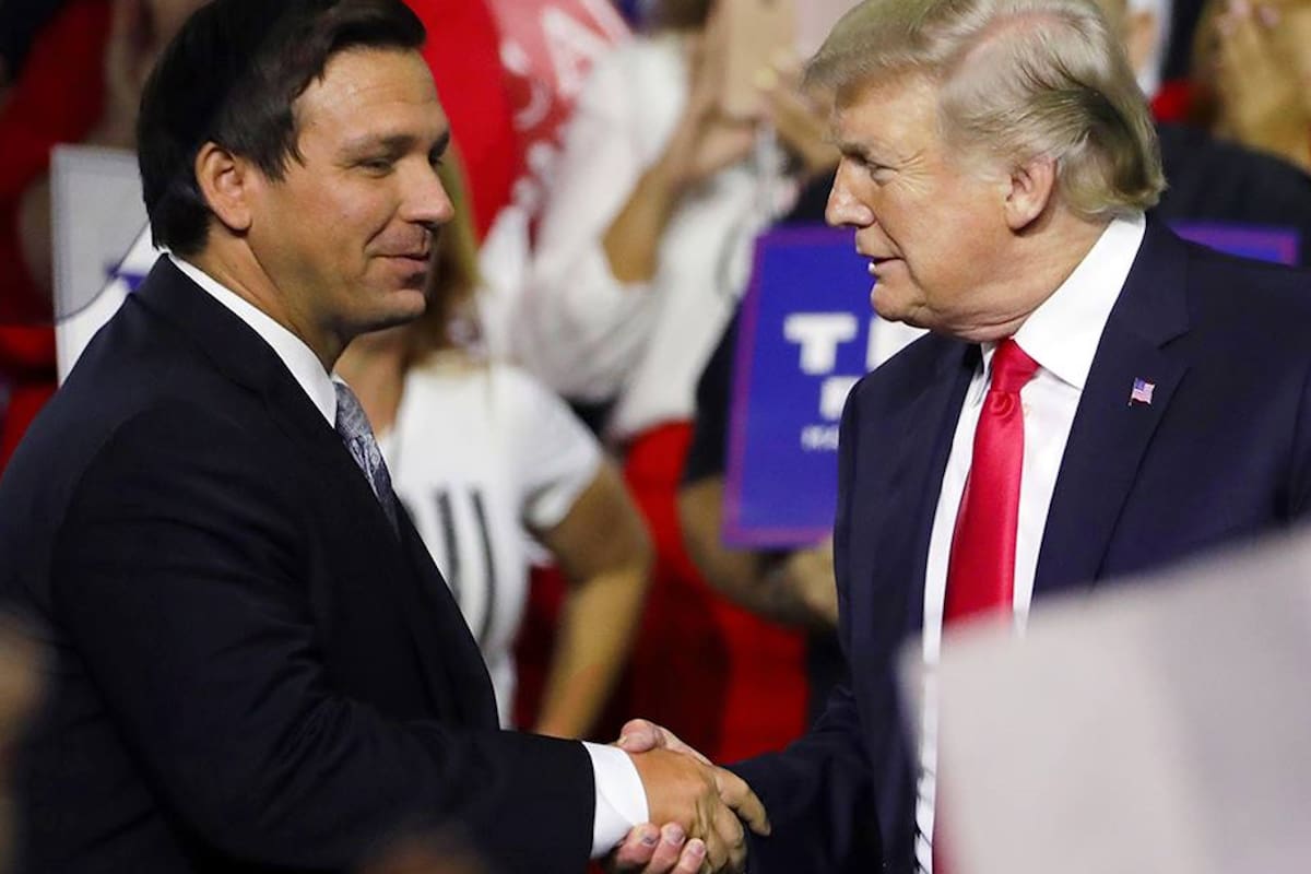 Archivo.- Ron Desantis, gobernador de Floriida, defendió el derecho a voto de Donald Trump tras el veredicto que declaró como culpable al expresidente