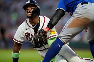 El jardinero derecho de los Bravos, Ronald Acuña Jr., podría volver de la IL en Baltimore