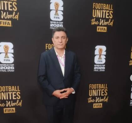 Ardeshir Ghalenoei, entrenador de Irán, presente en Washington para el sorteo del Mundial 2026