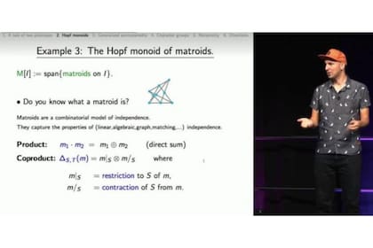 Ardila dio varias charlas sobre la enseñanza de las matemáticas