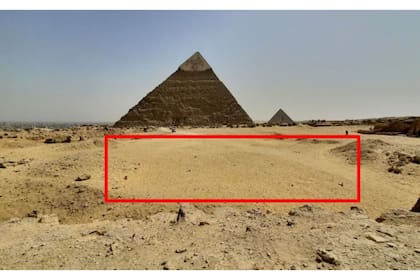 Área de donde se indentificó la anomalía (Archaeological Prospection)