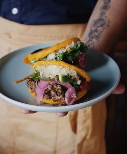 Arepas, uno de sus puntos claves