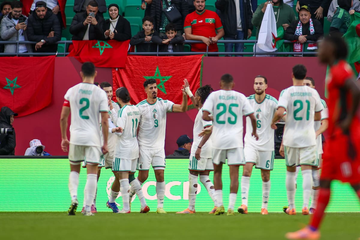 Argelia derrotó a Sudán con contundencia en su debut en la Copa Africana en Marruecos, en el Moulay Hassan Stadium de Rabat